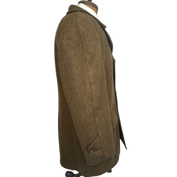 Vintage McGregor Mens Sherpa Lined Heavy Winter Jacket Coat Brown Size 42 - Picture 4 of 7